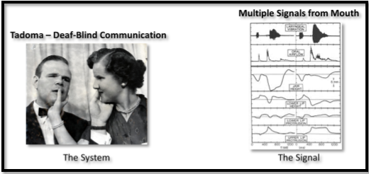 Signal Detection in Tadoma of Non-Vocal Communication for Supporting Deaf-Blind